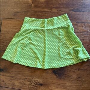 Green Polka Dot Skirt